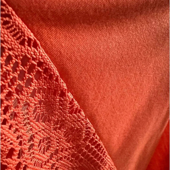 Bobbie Brooks orange blazer/cardigan size M - Picture 5 of 7